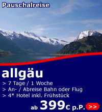 1 Woche Allgäu ab 399 Euro