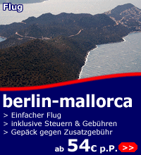 Flüge Berlin-Mallorca ab 54 Euro