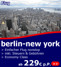 Flüge Berlin-New York ab 229 Euro
