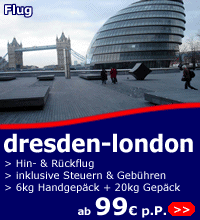 flug dresden-london ab 99 euro