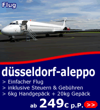 flüge düsseldorf-aleppo ab 249 euro