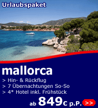 1 Woche Mallorca ab 849 Euro
